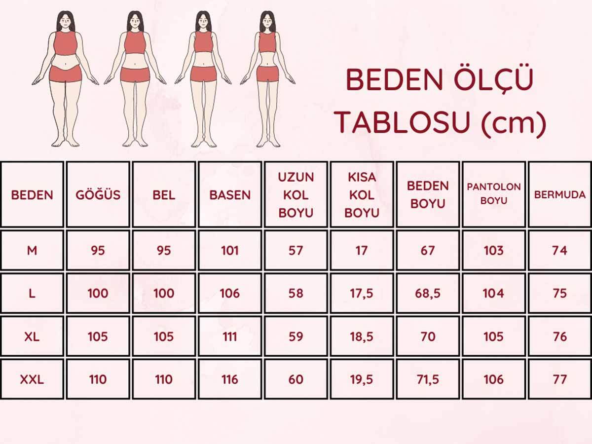 Mürdüm Önden Düğmeli Kısa Kollu Bayan Pijama Takımı 2732KY