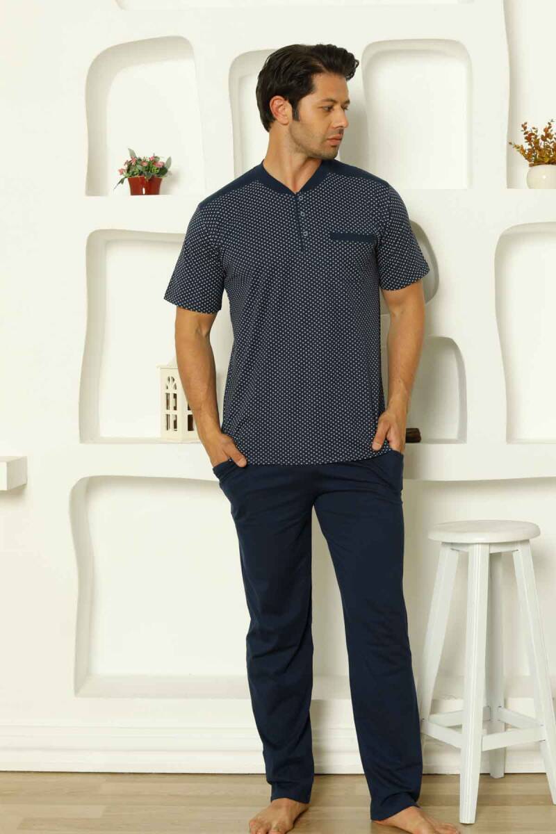 İndigo Kısa Kollu Erkek Pijama Takımı 1203KY