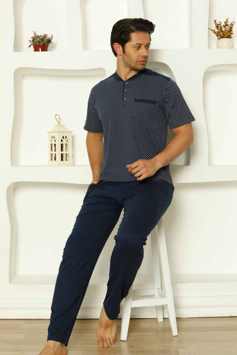 İndigo Kısa Kollu Erkek Pijama Takımı 1203KY