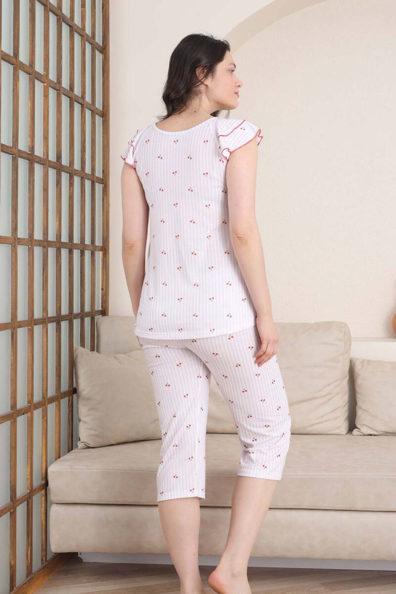 Desenli%20Kadın%20Pijama%20Takımı%20-%20Fırfırlı%20kol%20Likralı%20Viskon%20Bermuda%202840B