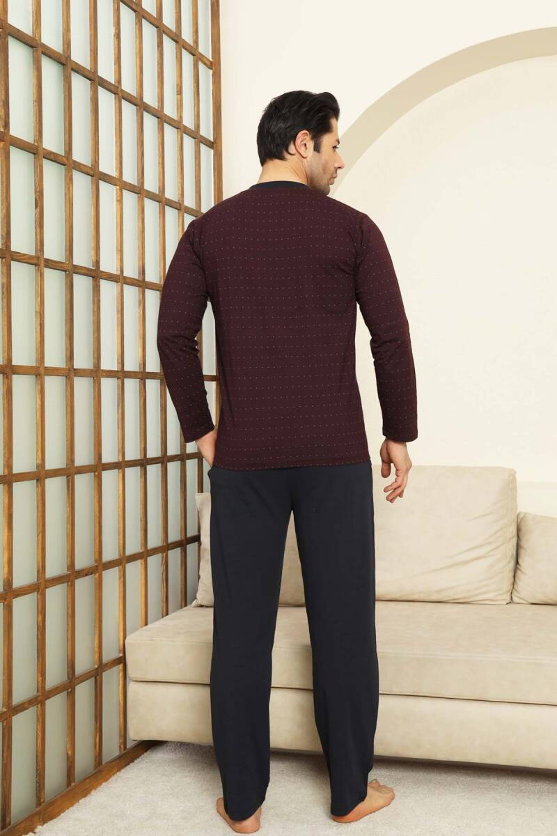 Mini%20Puantiyeli%20Erkek%20Pijama%20Takımı%20-%20Bordo%20%20Uzun%20Kollu%20Likralı%20Penye%201213UY