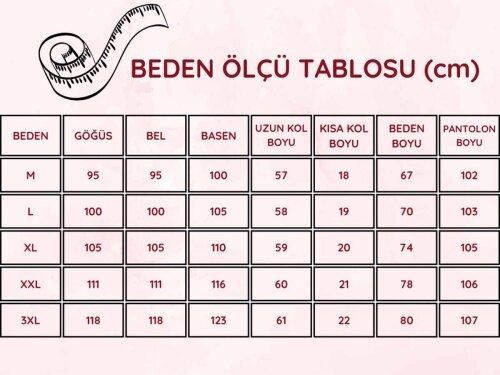 Ayıcık Desenli Kadın Pijama Takımı - Açık kahve Renk Likralı Viskon Uzun Kollu 2849UY