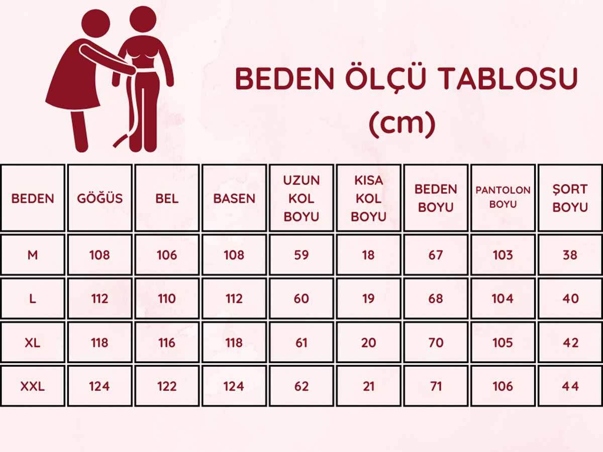 Kadın Pijama Takımı - Siyah Puantiyeli Önden Düğmeli Uzun Kollu Penye 2903UY