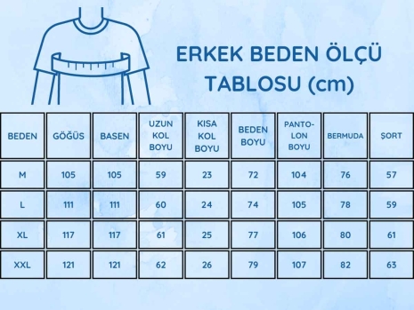 İndigo Ekoseli Uzun Kollu Erkek Pijama Takımı 1167UY - 5